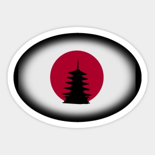 Mystic Fortress: Japanese Castle Sticker